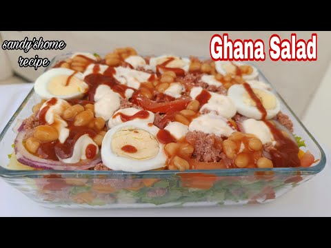 How To Make Authentic Party Pleasing Ghana Salad/Ghana Salad Recipe.