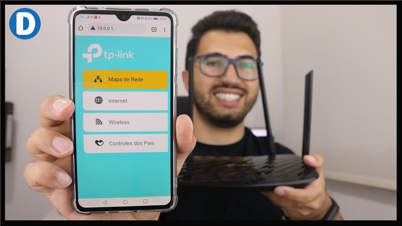Como CONFIGURAR QUALQUER ROTEADOR WIFI utilizando CELULAR