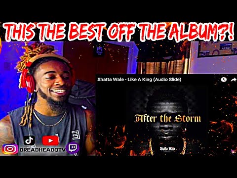 AMERICAN DREADHEAD Q REACT TO Shatta Wale - Like A King (Audio Slide) | MUST WATCH