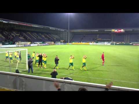 Fortuna Sittard - Cambuur spelers bedanken Noord