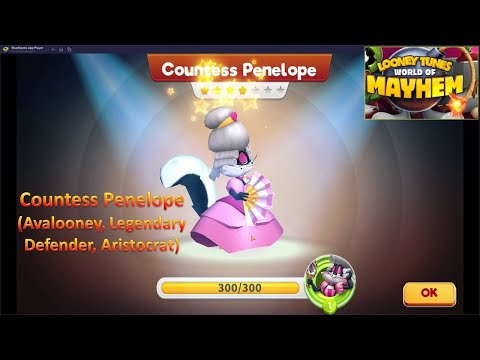 [*/\*] Looney Tunes World of Mayhem - Unlock Countess Penelope (Avalooney, Legendary Defender)