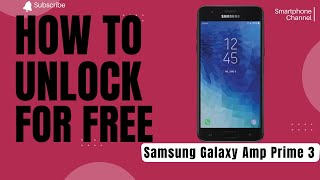How to unlock Samsung Galaxy Amp Prime 3 with Code by IMEI