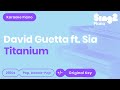 Titanium (Piano backing track) David Guetta ft ...