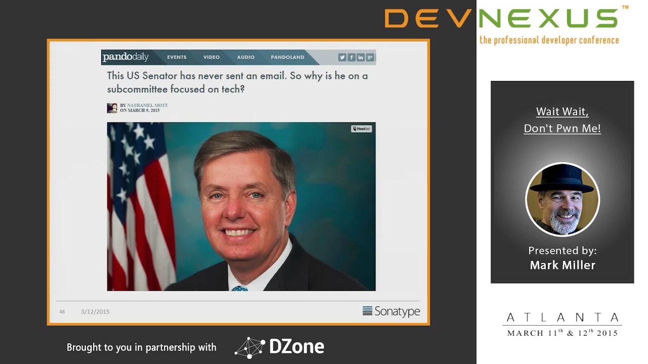 Devnexus 2015 - Wait Wait, Don't Pwn Me! - Mark Miller