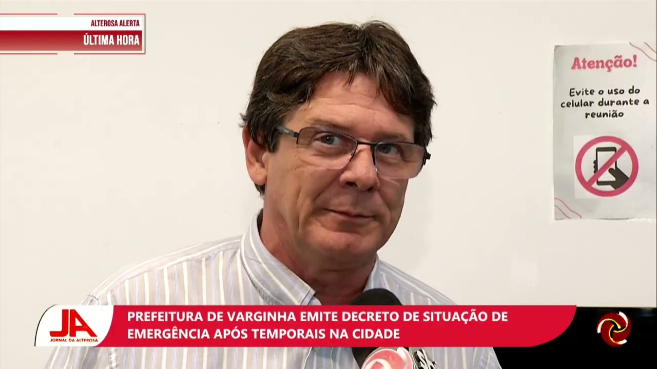 Prefeitura de Varginha decreta situação de emergência após temporal na cidade
