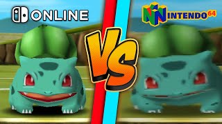 Pokémon Stadium Switch vs. N64 Graphics Comparison