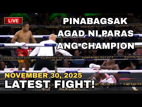 LATEST FIGHT! November 30, 2025 l Afrikan champion bagsak agad sa round kay PARAS