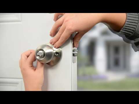 Brink's Blue Series Square Spindle Keyed Entry Knob Installation