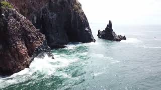 Oregon Coast Drone Shot