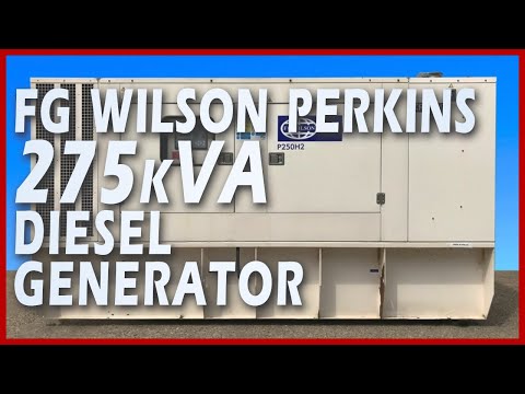 FG Wilson Perkins Diesel Generator 275kVA – XP27558 Test #perkins | #fgwilson Authorised Dealer