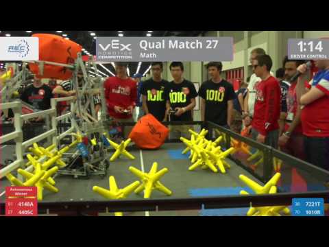 2017 VRC Math Q27 - 4148A 4405C vs 7221T 1010R - 49 to 8