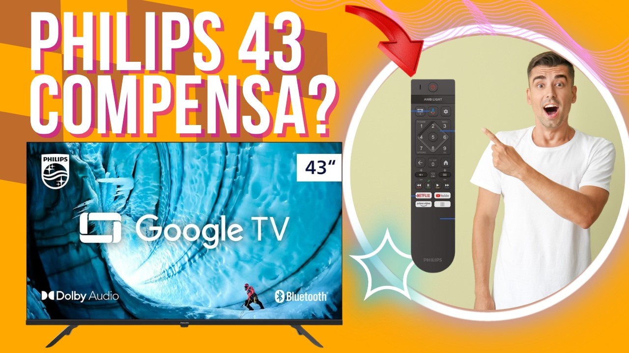 Miniatura da avaliação em vídeo de Smart TV Philips PFG6910 43 Polegadas Full HD