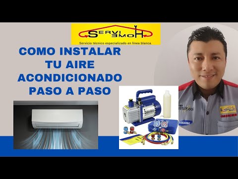 Video de referencia: instalación de minisplit