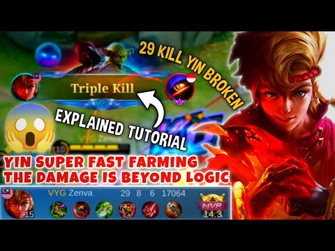 Pro Yin Rotation Fast Farm Kill 29 - Yin Jungle Explained Tutorial🔥