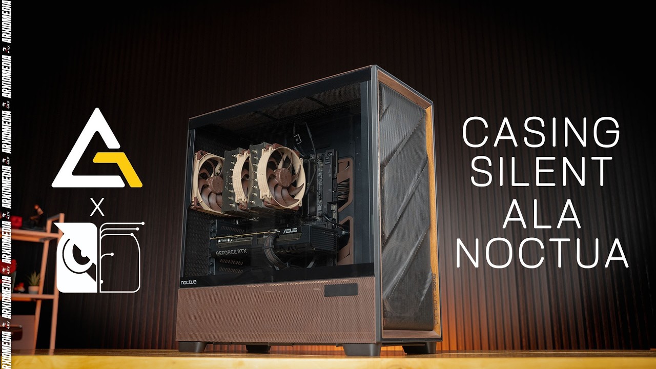 Casing PC Kolaborasi Noctua Pertama di Dunia! Beneran Silent? | Review Antec Flux Pro Noctua Edition