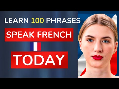 Learn French for Beginners - LEARN 100 PHRASES SPEAK FRENCH TODAY | Lesson 38