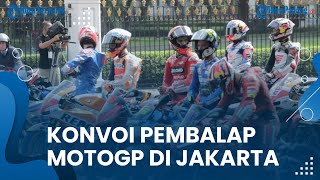 Konvoi Para Pembalap MotoGP di Jakarta Undang Perhatian dan Antusias Warga Sekitar
