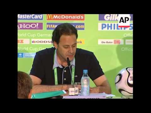 News conference on clashes between German Argentina game