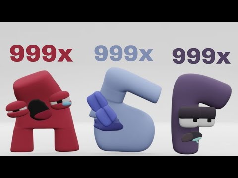 Russian alphabet lore but sleepy 3D (Speed 999x)