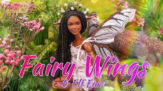Download lagu DIY Doll Fairy Wings from Recycled Tea Bag Paper | Elf Ear Headband | Costume Idea mp3