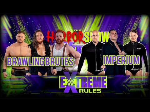 Extreme Rules 2022 Brawling Brutes vs Imperium WWE 2k22 Full Match