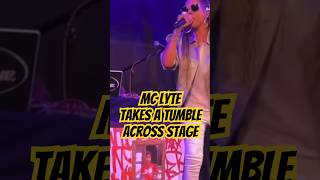 CELEBRITY MC LYTE TUMBLES ACROSS STAGE #funny #falls #shorts #trending #shortvideo #funnyshorts