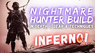 My In Depth Nightmare Hunter Build - INFERNO! (INSANE FIRE DAMAGE) | Ghost of Tsushima Legends