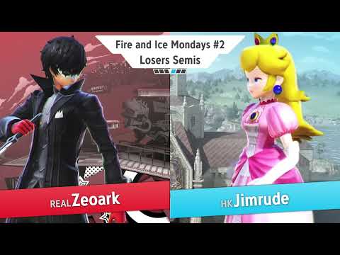 Zeoark (Joker, Greninja) vs Jimrude (Peach) - Fire and Ice #2 Losers Semi Finals