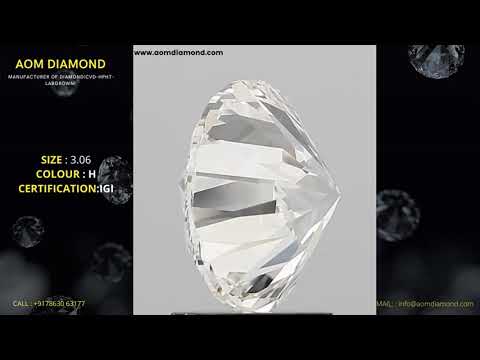 3.06 carat Lab Grown Diamonds,Cvd Diamonds and HPHT Diamond Manufacturer & Wholesaler in surat