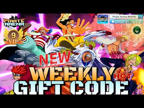 Pirate Arena New Weekly Gift Code 🎁 Valid until (05/14) Instant VIP9 for new Players🔥android/iOS