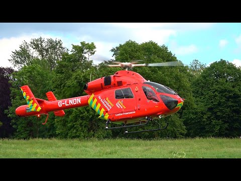 London's Air Ambulances taking off