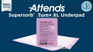 Product video: Attends Supersorb XL: Bariatric Low Air Loss Underpad