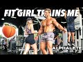 FIT GIRL TRAINS ME AT ALPHALAND | Ft. Ally Miller