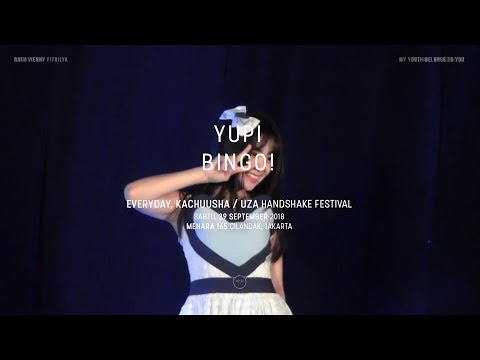 JKT48 - BINGO! [Yupi Oshicam] at Everyday, Kachuusha / UZA HS Fest (290918)