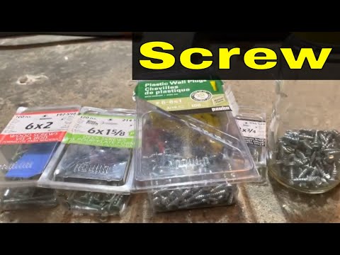 How To Pick The Right Screw Size And Type-Basic Instructions