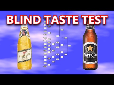 Miller High Life vs Sapporo Premium Beer | 8-Beer Triple Elimination Bracket Round 19