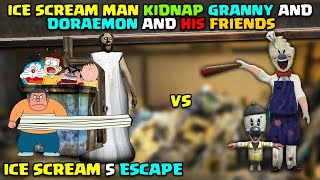 Granny and Doraemon and Friends vs Ice Scream Man 