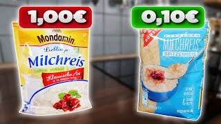 Ich VERGLEICHE Convenience mit selbstgemachtem Milchreis