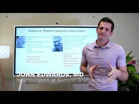 anterior vs posterior interbody lumbar fusion