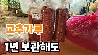 냉장고 안 넣어도 고추가루 보관 이렇게 하면 1년 먹을 수 있다