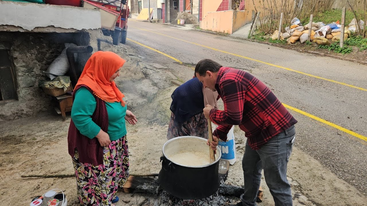 ‼️YÖRESEL İÇLİ TARHANAMIZ SABRİ’YE KIŞ HAZIRLIĞI YAPTIK‼️