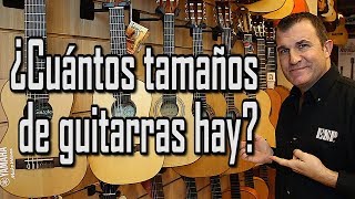 Los diferentes tamaños de las guitarras
