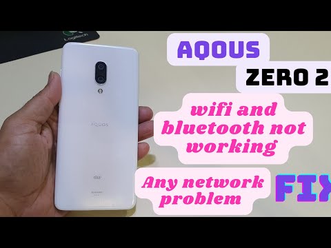 Sharp Aqous Zero 2 Network Problem | wifi or hotspot connection Fix