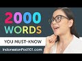2000 Words Every Indonesian Beginner Must Know