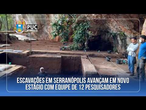 ESCAVAÇÕES EM SERRANÓPOLIS AVANÇAM EM NOVO ESTÁGIO COM EQUIPE DE 12 PESQUISADORES