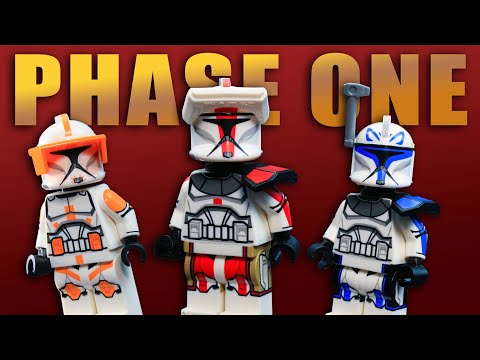 Lego Star Wars Laziness turned masterpieces - Clone Brain Customs Wave 1 Clone Trooper Minifigures