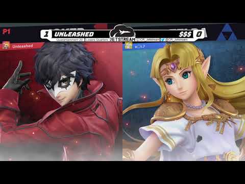 Quarantainment 20 Losers Quarters - Unleashed (Joker) Vs. $$$ (Zelda) Smash Ultimate - SSBU