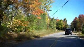 preview picture of video 'Fall foliage ride - Rt 113 in Western Maine'