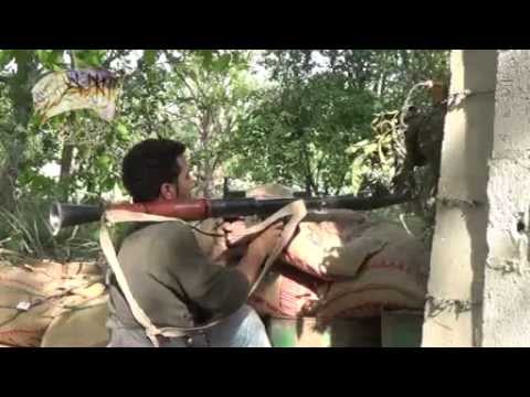 استهداف وتدمير تريكس تابع لقوات النظام على جبهة المليحة في ريف دمشق من قبل لواء رجال الأثر