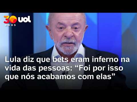 Debate na Globo: Lula diz que bets eram inferno na vida das pessoas: ‘Por isso acabamos com elas’